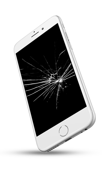 Téléphone mobile cassé